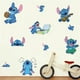 thumbnail image 5 of Pegatinas de pared de Stitch para dormitorio, sala de estar, guardería, decoración de fiesta, fondo de dibujos animados de anime, pegatina para decoración de pared, decoración de pared de dormitorio,, 5 of 5