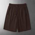 thumbnail image 2 of BXINGOHAI Mens Athletic Shorts 5 Inch Quick Dry Gym Workout Shorts Men Lightweight Sports Running Shorts with Pockets Brown,5XL, 2 of 6
