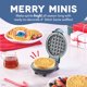 thumbnail image 2 of DASH Disney Mini Waffle Maker (día festivo/Puntadas en sombrero de Papá Noel), 2 of 5
