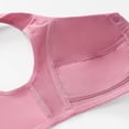 thumbnail image 6 of Front Closure Bras for Older Women No Underwire Comfortable Full Coverage Bra Wireless Wirefree Everyday Bras (Pink), 6 of 7