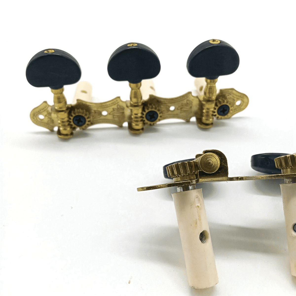6X Left Right Classical Guitar String Tuning Pegs Machine Heads Tuners Keys 3L3R Professional Guitar Accessories,Black