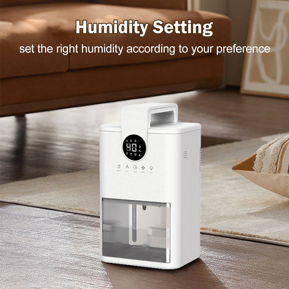 Home Dehumidifiers with Auto Shut Off Timer Quite Sleep Mode Portable Small Dehumidifier for Room Bathroom Bedroom 1000ML