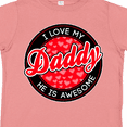 thumbnail image 4 of Inktastic I Love My Daddy Boys or Girls Toddler T-Shirt, 4 of 5