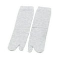 thumbnail image 3 of 2 Toe Flip Flop Socks Men Funny Two Finger Socks for Street Backpacking Home gray, 3 of 9