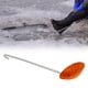 thumbnail image 5 of Cuchara ligera para pesca en hielo, cuchara para recoger aguanieve, diseño de anzuelo rojo anaranjado de plata, 5 of 9