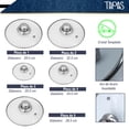 thumbnail image 4 of Batería de Cocina RD Royal Cook Roja Granito/tapa cristal 10 piezas, 4 of 5