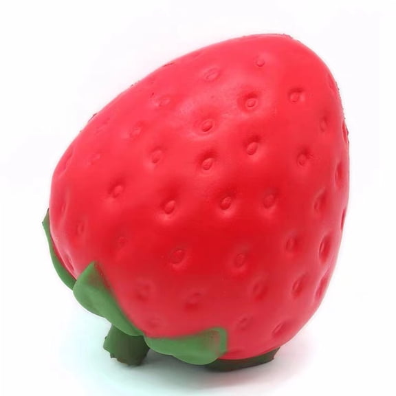 HASACHYL Slow Rising Fruit Simulation Food Strawberry - Squeeze Decompression Fidget Toy, Stress Relief Sensory Toy
