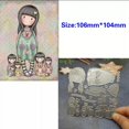 thumbnail image 5 of Recién llegado, troqueles de corte de metal con forma de ángel para niñas, para hacer tarjetas de felicitación, álbumes de recortes, plantillas navideñas de invierno, 2024, 5 of 5