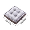 thumbnail image 2 of Thick Floor Cushion With Handles Floor Pillow, Velvet Square Floor Seating Cushion, Square Non Slip Reversible Chair Cushion, for Living Room Sofa Chair Floor Yoga Couch Tatami, 18*18Inch, 2 of 6