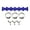 Blue, variant on Head Pipe Guard Flexible Exhaust Heat Motorcycle Modified Accessory Exhaust Insulation Muffler Protections Cover