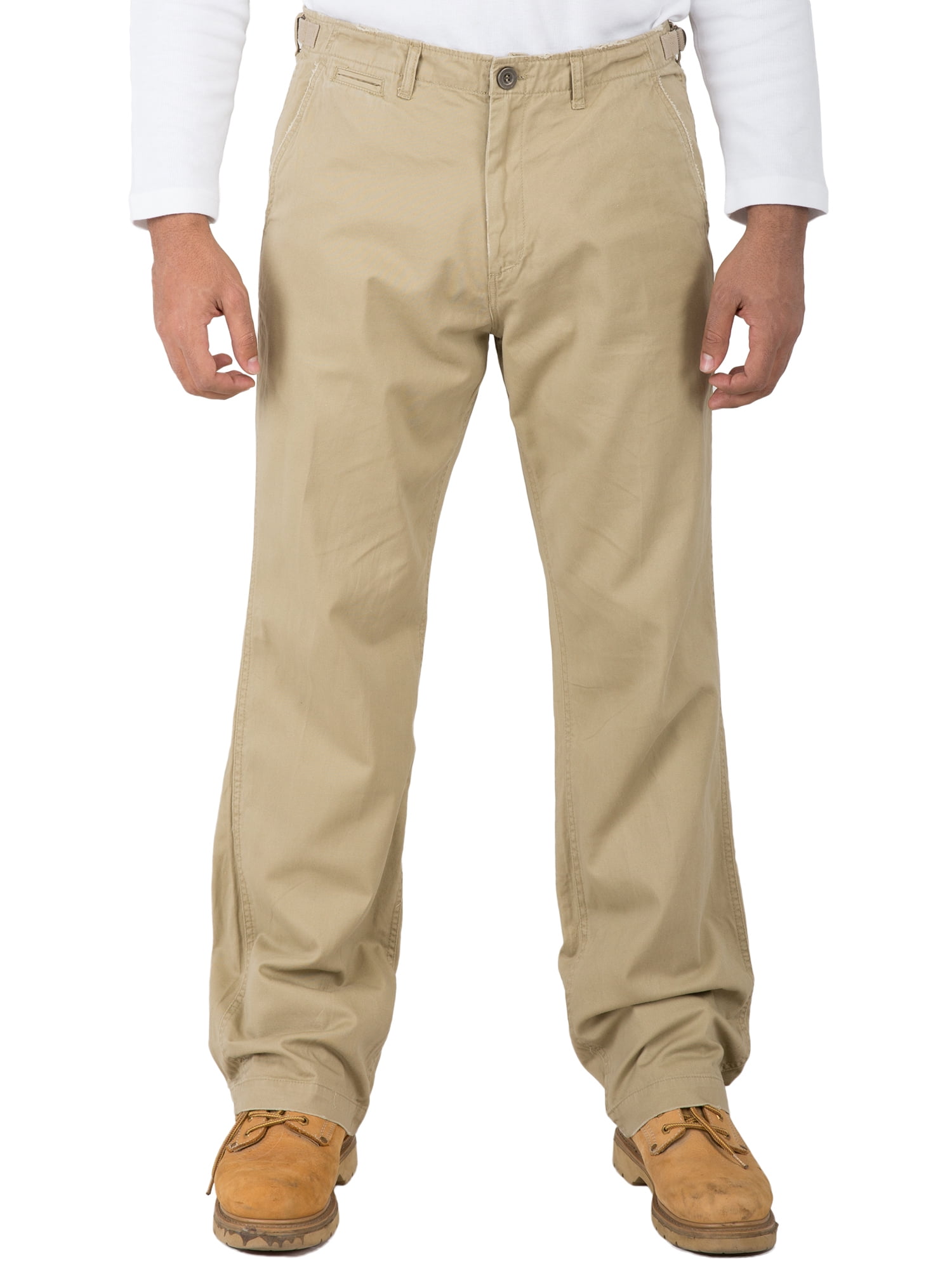 mens khaki pants with back flap pockets
