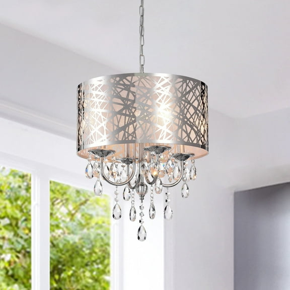 First Lighting Acamas 4-Light Drum Chandelier