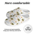 thumbnail image 6 of KLL Sea Turtle Basking in the Sun Pattern Adult Unisex Cozy Slippers,Fuzzy Slip-on Slippers TPR Sole Slippers Comfort Plush Home Footwear for Indoor & Outdoor-8, 6 of 7