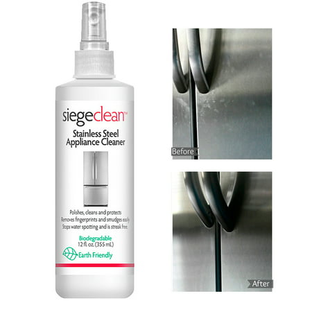 Stainless Steel Appliance Cleaner Polish Spray One Step Sink Chrome Cleaner