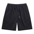 thumbnail image 7 of DDAPJ pyju Big and Tall Athletic Shorts for Men Moisture Wicking Workout Gym Shorts Lightweight Drawstring Casual Sweat Shorts with Pockets Black XXXL, 7 of 7