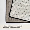thumbnail image 6 of Bedside Rug 31x20 Inch Washable Soft Small Throw Rugs for Bedroom, Low Profile Non Slip Area Rug Indoor Floor Mat for Home Office Desk Vanity Pet Car Seat, 6 of 6