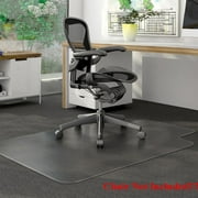 Ktaxon PVC Matte Desk Office Chair Floor Mat Protector for Hard Wood Floors 48" x 36"