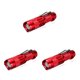 thumbnail image 5 of Naiovety Mini linterna de 600 lúmenes, ajustable, estirable, para doméstico, para viajes, escalada, caza, luces de mano, iluminación Rojo 3Conjunto, 5 of 6