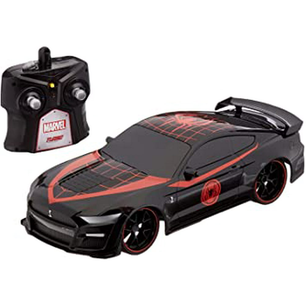 Jada Toys Marvel Spider-Man 1:16 Miles Morales 2019 Ford Shelby GT500 RC Remote Control Car 2