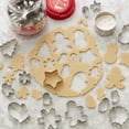 thumbnail image 3 of Wilton Christmas Cookie Cutters Set, 40-Piece Metal Cutters in Cookie Jar, 3 of 6