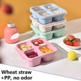 thumbnail image 3 of SDFGTstore Meal Preparation Box with Individual Compartments Clear Food Storage Container Transparent Lid Snacks Organizer, 3 of 9