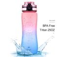 thumbnail image 1 of ‎Edmyre 25 fl oz Sports Water Bottle for School Kids Adults ,Reusable BPA Free Leakproof for Fitness, 1 of 4