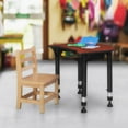 thumbnail image 2 of Ferris 26" x 24" Height Adjustable Student Desk- Cherry, 2 of 9