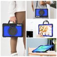 thumbnail image 5 of for Samsung Galaxy Tab S10 FE Plus Case 13.1 inch, 360 Rotating Shockproof Cover with Stand, Handle, Shoulder Strap (SM-X620/X6266), Dark Blue Panel, 5 of 7