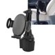 thumbnail image 4 of Cuna Para Teléfono Con Portavasos, Rotación De 360° Fácil Instalación Soporte Para Teléfono Soporte Manos Libres Estable Flexible Para Teléfono Para GPS OTVIAP negro y negro, 4 of 8