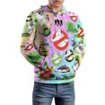 thumbnail image 6 of Ghostbusters Slimer Adult Sweater Pullover Hoodie 3D Printed Loose Hooded Long Sleeved Jackets Tops, 6 of 8