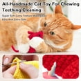 thumbnail image 4 of Cat Toys Catnip Mice Toys 6 Pcs,Woolen Yarn Crochet Mouse Animals Toys,Cat Nip Toys for Indoor Cats Kitten,Cat Chew Toy for Teeth Cleaning Cat Kicker Kitty Toys, 4 of 7