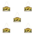 thumbnail image 3 of Colgante de puerta de Navidad Monstrate decoración de Navidad guirnalda feliz Tipo 5, 3 of 6
