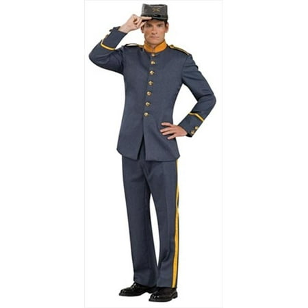 Rubies 90869 Deluxe Soldier Adult Costume - Grey,