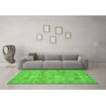 thumbnail image 3 of Ahgly Company Indoor Square Abstract Green Modern Area Rugs, 5' Square, 3 of 4
