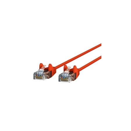 UPC: 0745883805662 | Belkin 1 ft Slim Patch Cable – Orange CE001B01-ORG-S