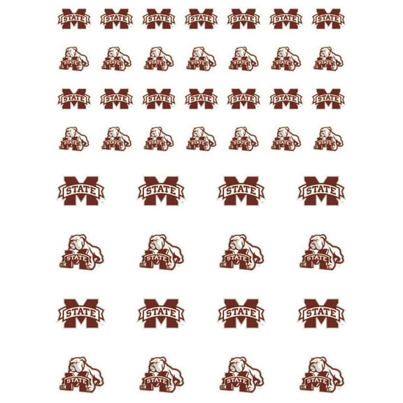 Mississippi State Bulldogs Small Sticker Sheet - 2 Sheets