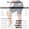 thumbnail image 3 of Domuza Women's Biker Shorts with Pockets Plus Size High Waist Workout Yoga Spandex Athletic Bicycle Leggings Shorts for Running Dark Gray 2XL, 3 of 4