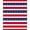 Red White Blue, Pattern 1, variant on ODIKA Front Door Festive Stars Stripes Independence Celebration Generic for Dorm Room, Small Living Apartment, Stain Resistant Low Profile