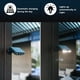 thumbnail image 5 of NUEVA luz solar al aire libre sensor de movimiento impermeable jardín LED lámpara solar focos para jardín camino calle luz de pared led Iluminación y accesorios Weißes Licht der schwarzen Muschel Inteprter HA005470-01B, 5 of 6