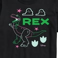 thumbnail image 3 of Toy Story - Neon Rex  - Men's Short Sleeve Graphic T-Shirt, 3 of 5