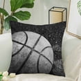 thumbnail image 2 of MKHERT Old Basketball Throw Pillowcase Pillow Cover Cushion Couver 18x18 inch, 2 of 2