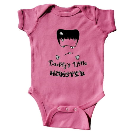 

Inktastic Halloween Baby Frankenstein Daddy s Little Monster Gift Baby Boy or Baby Girl Bodysuit