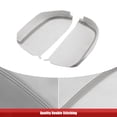 thumbnail image 2 of KBH Center Console Cover for Acura MDX 2007-2013, Middle Console Lid Armrest Cover Leather Skin Replacement, Gray, 2 of 7