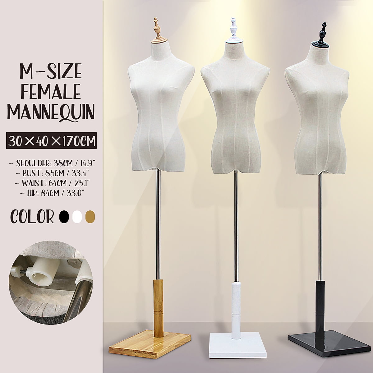 Buy Female Mannequin Model Half Model Torso Dressmaker Fashion Window