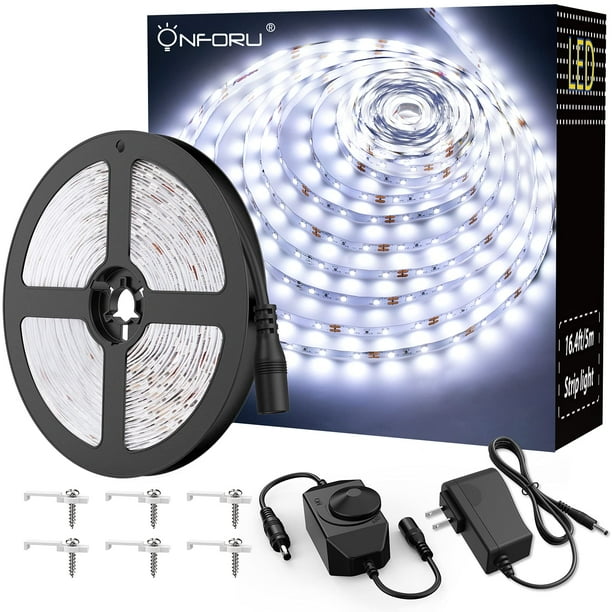 Tiras de luces LED blancas Onforu