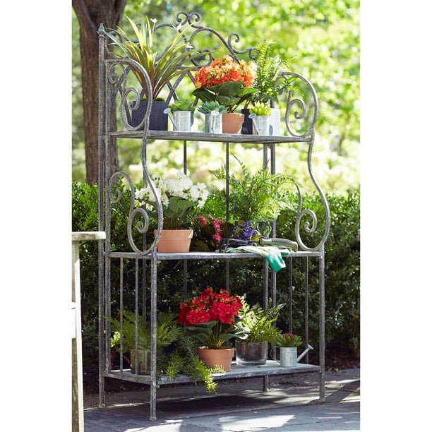 Melrose International Outdoor Bakers Rack Com Outdoor Bakers Rack, Outdoor Bakers Rack