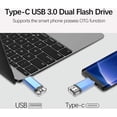thumbnail image 3 of Unidad Flash USB Tipo C 64 GB USB 3.0 Memoria USB 64 GB 2 en 1 Memory Stick OTG Unidad Flash 64 Giga 3.1 U Disco Llavero Alta Velocidad Impermeable Conexiones Dobles para Samsung S8/S9, 3 of 5
