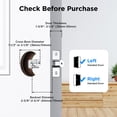 thumbnail image 2 of LNDU Zinc Alloy Matte Keyless Entry Palm Vein Recognition Smart Door Lock, 2 of 8