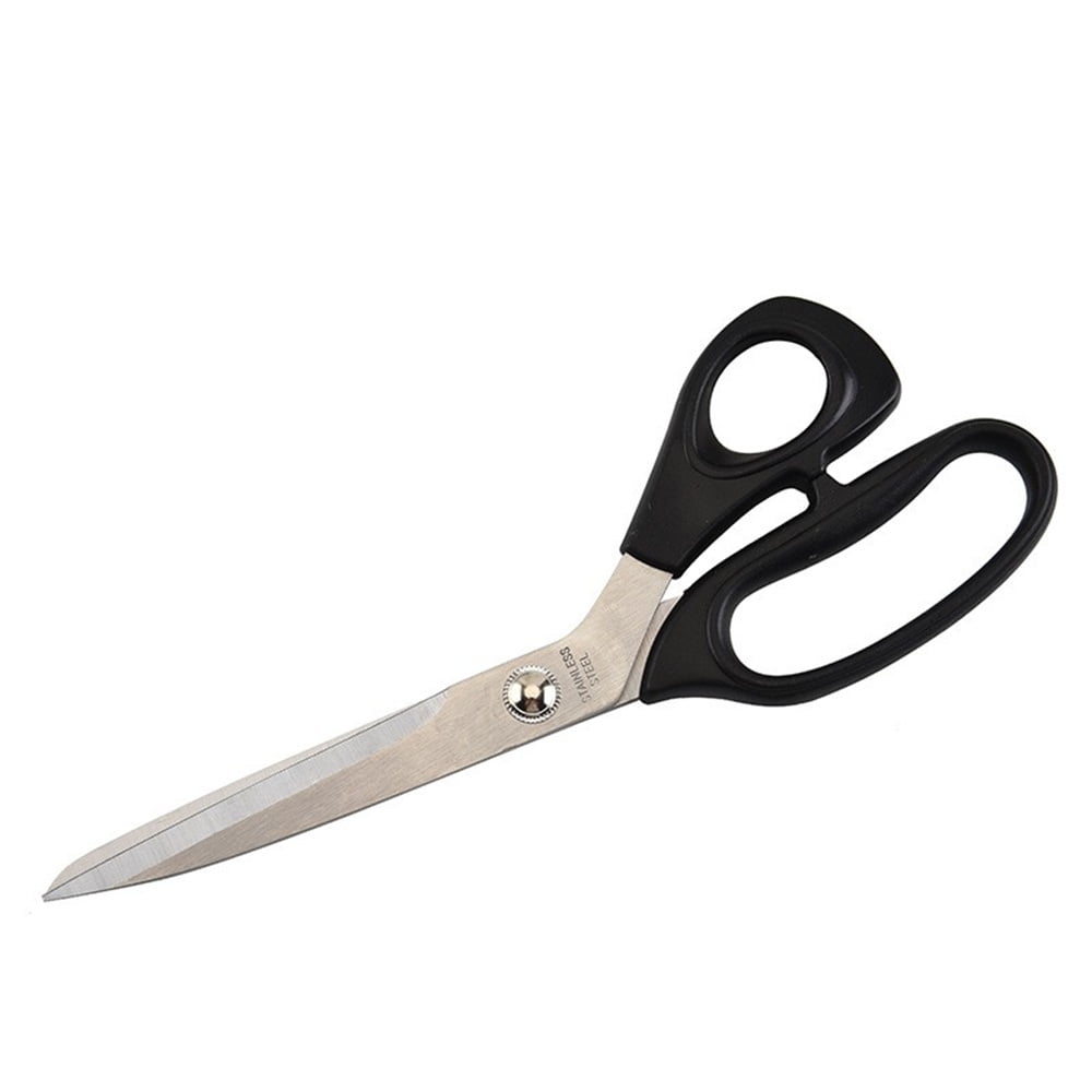 Happon Black Sewing Scissors 8.8 Inch - Fabric Dressmaking Scissors Upholstery Office Shears for Tailors Dressmakers, Best for Cutting Fabric Leather Paper Raw Materials Stainless Steel