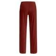 thumbnail image 6 of Women Pants Casual Pants Red Baggy Pants Lounge Pants High Waist Pants Women Fall Pants for Women, 6 of 7